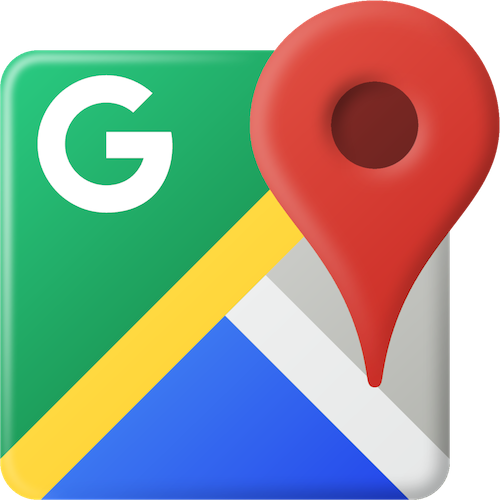 Google Maps Icon Icon von Google Maps auf Portal-Platz